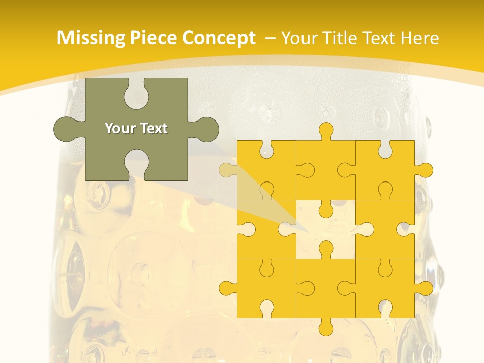 Background Drink Golden PowerPoint Template