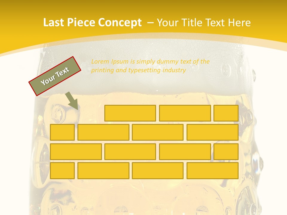 Background Drink Golden PowerPoint Template