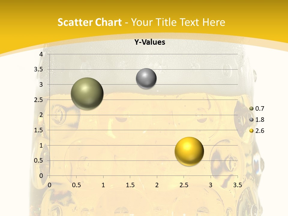 Background Drink Golden PowerPoint Template