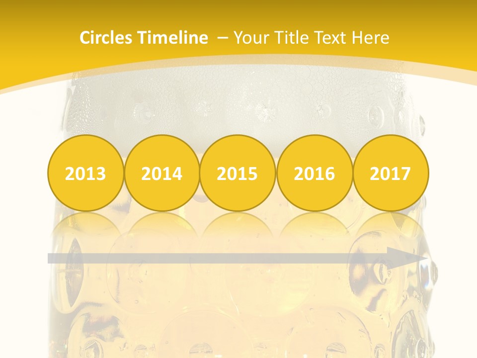 Background Drink Golden PowerPoint Template