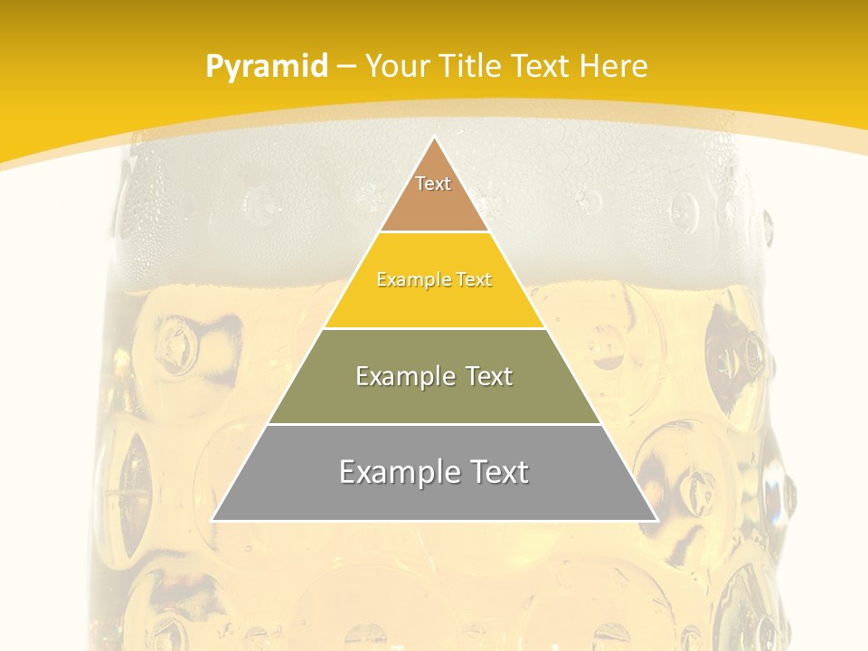 Background Drink Golden PowerPoint Template