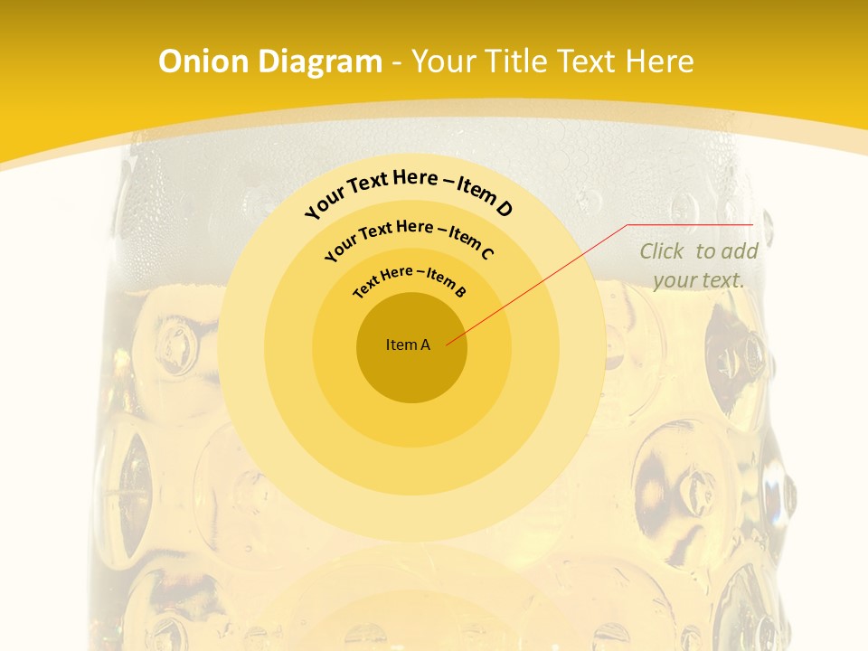 Background Drink Golden PowerPoint Template