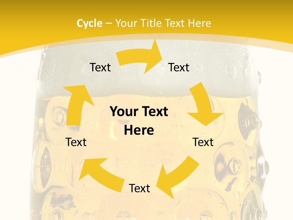 Background Drink Golden PowerPoint Template