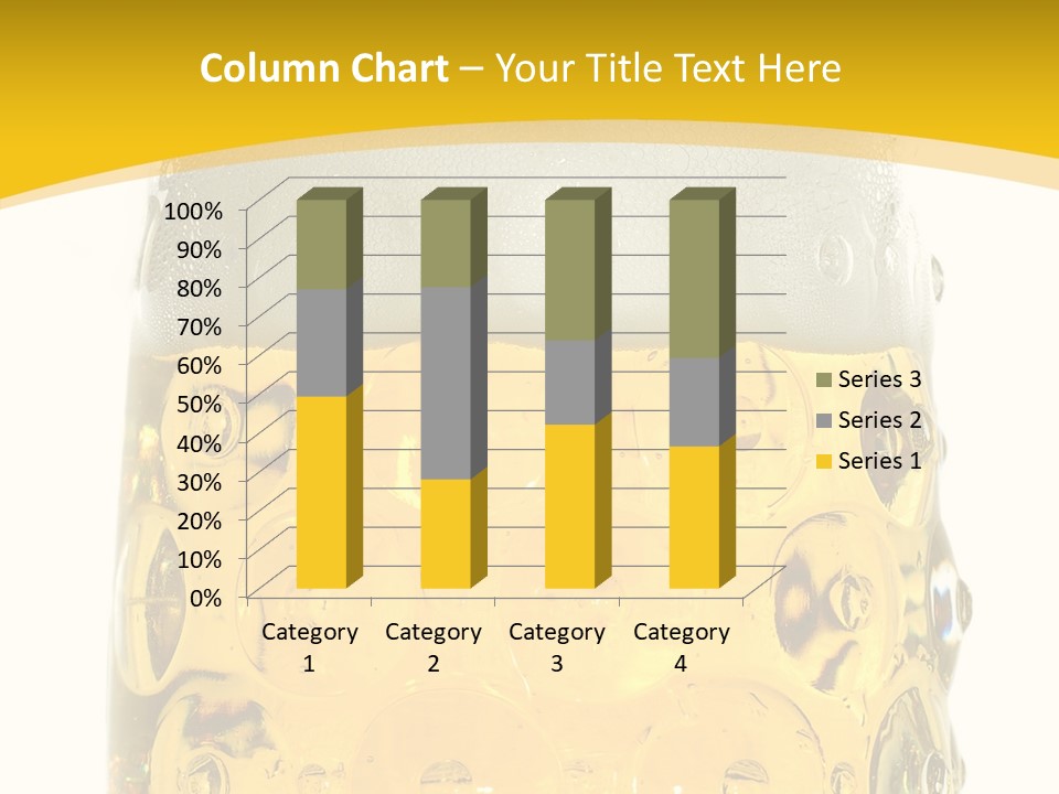 Background Drink Golden PowerPoint Template