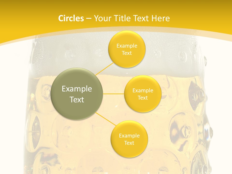 Background Drink Golden PowerPoint Template