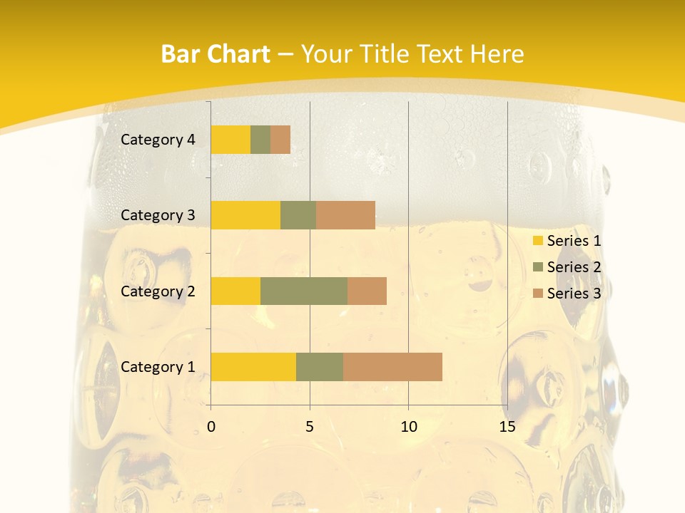 Background Drink Golden PowerPoint Template