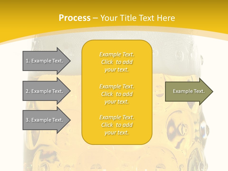 Background Drink Golden PowerPoint Template