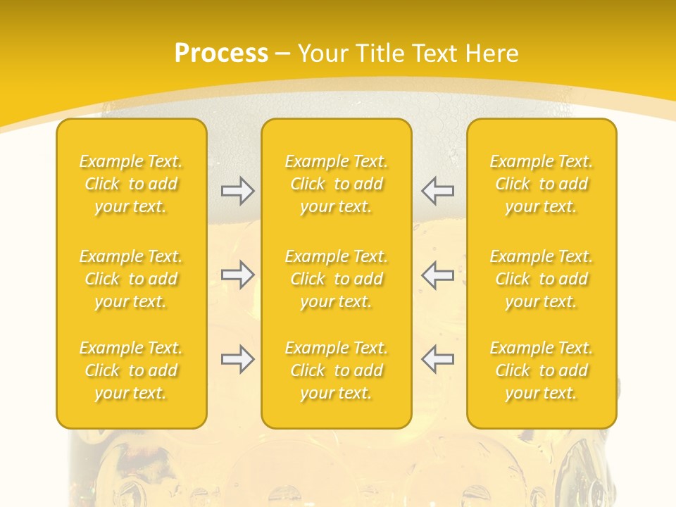 Background Drink Golden PowerPoint Template