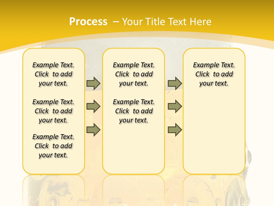Background Drink Golden PowerPoint Template