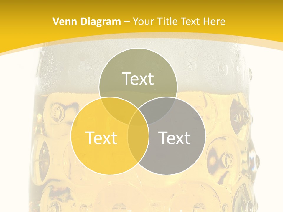 Background Drink Golden PowerPoint Template