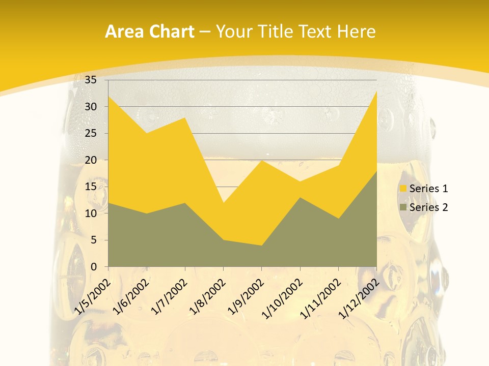 Background Drink Golden PowerPoint Template