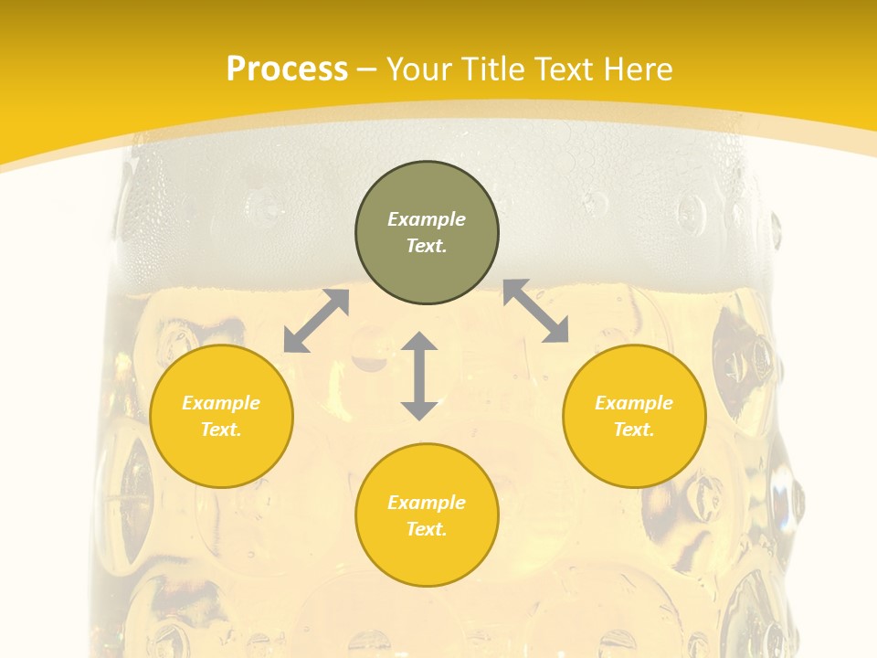 Background Drink Golden PowerPoint Template