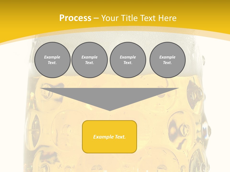 Background Drink Golden PowerPoint Template