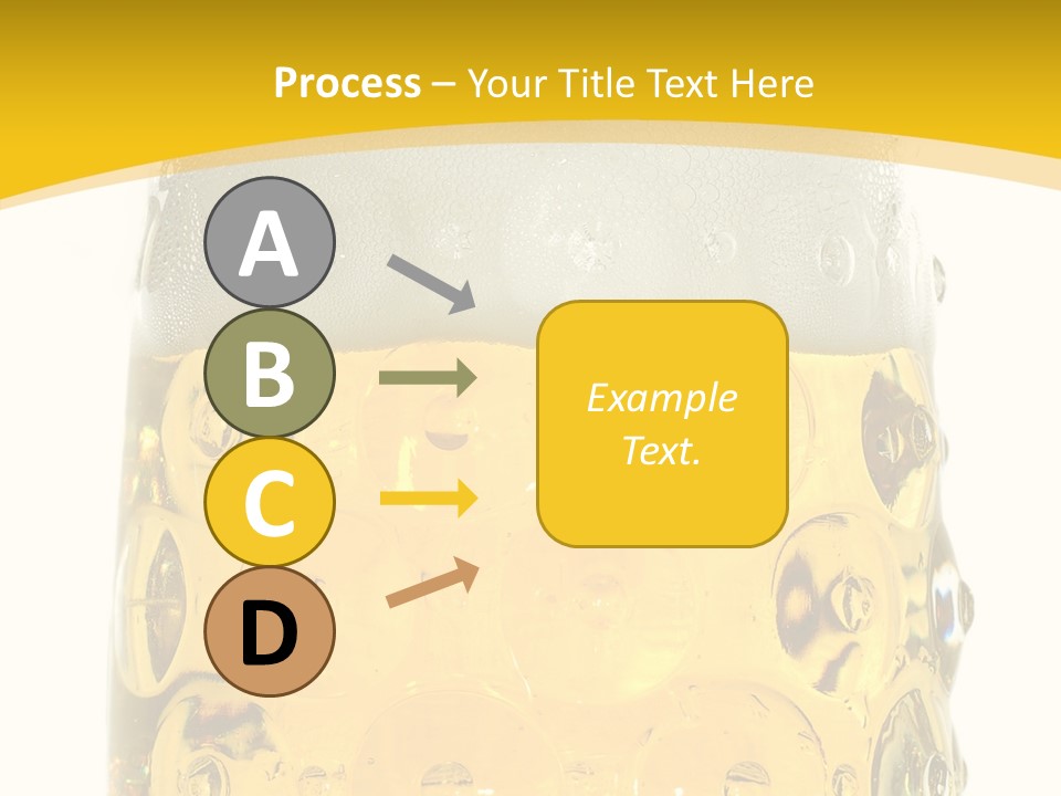 Background Drink Golden PowerPoint Template