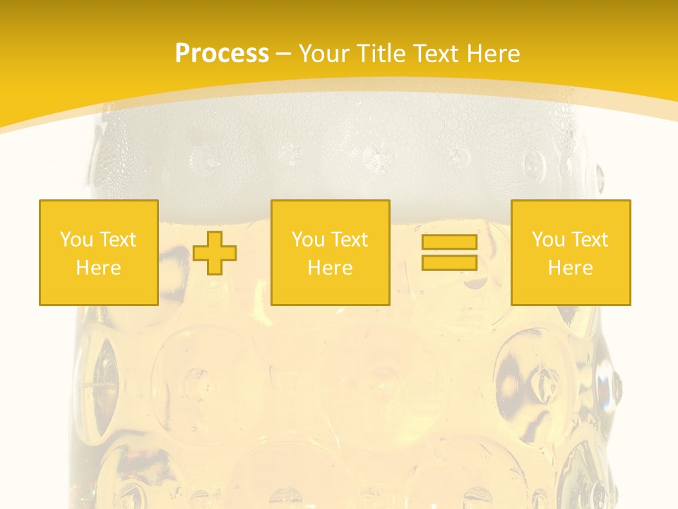 Background Drink Golden PowerPoint Template