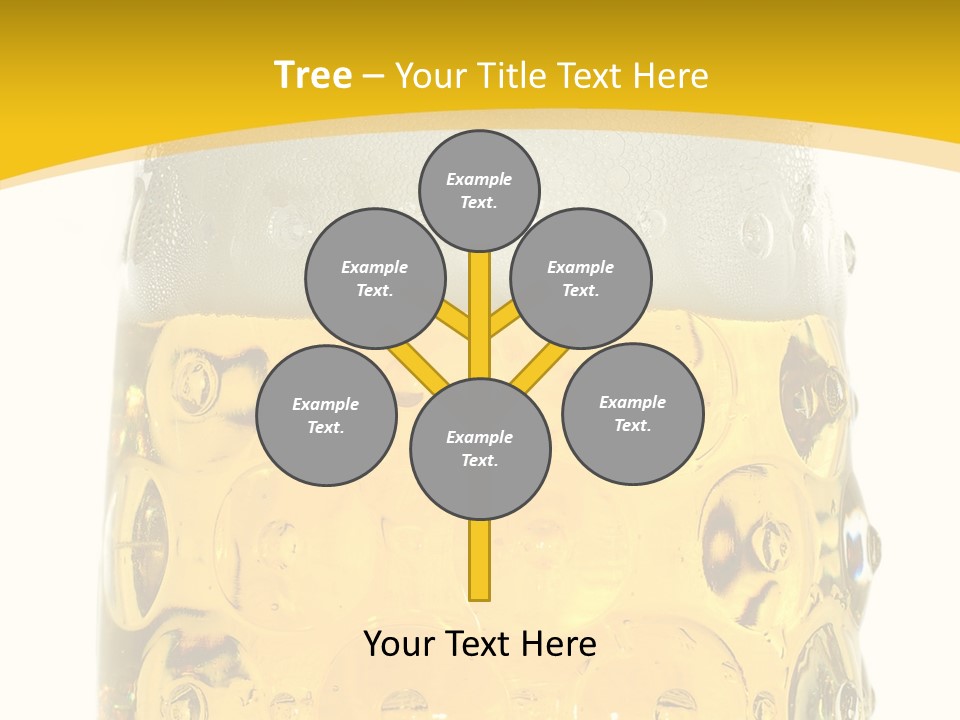 Background Drink Golden PowerPoint Template