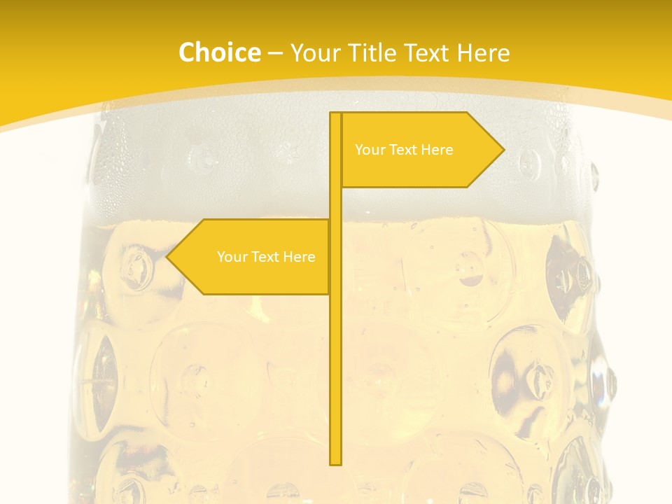 Background Drink Golden PowerPoint Template