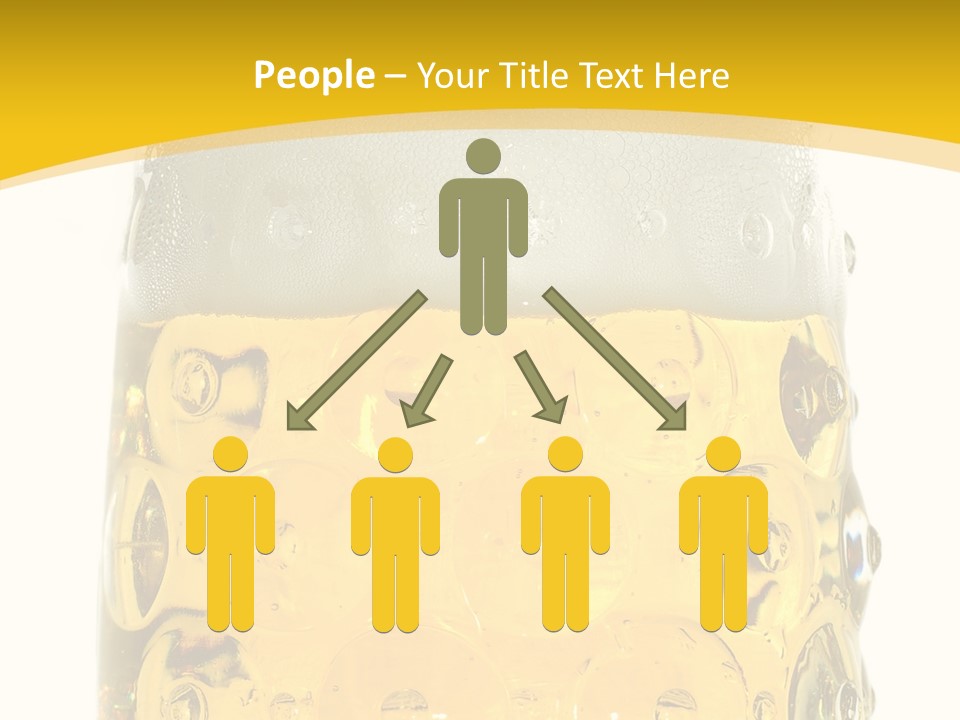 Background Drink Golden PowerPoint Template