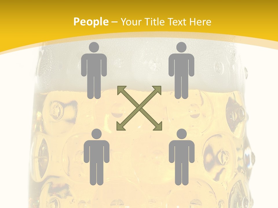 Background Drink Golden PowerPoint Template