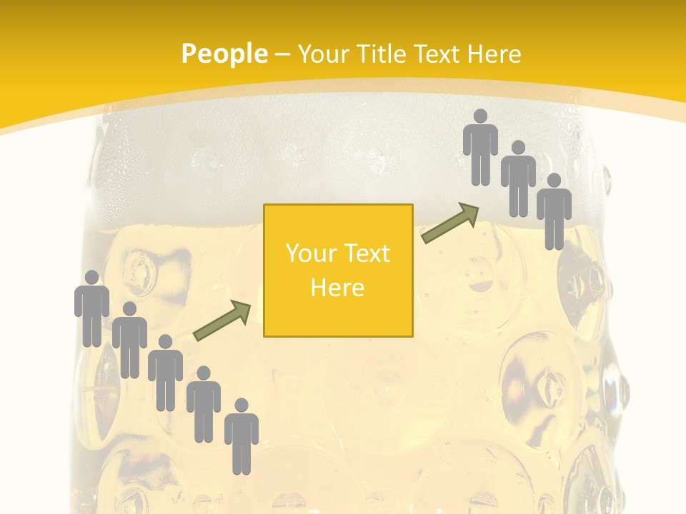 Background Drink Golden PowerPoint Template