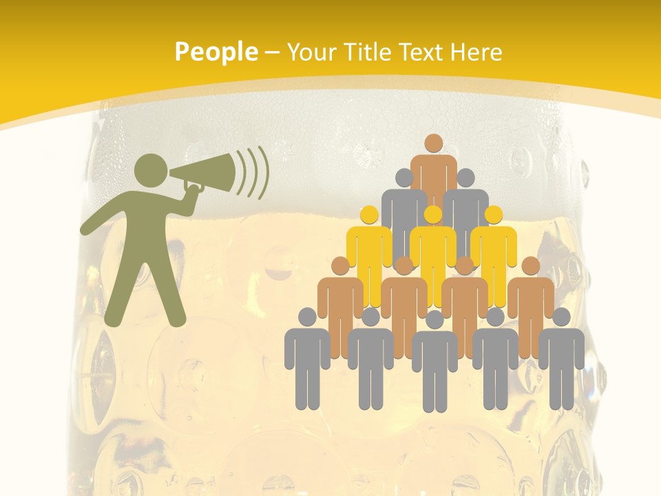 Background Drink Golden PowerPoint Template