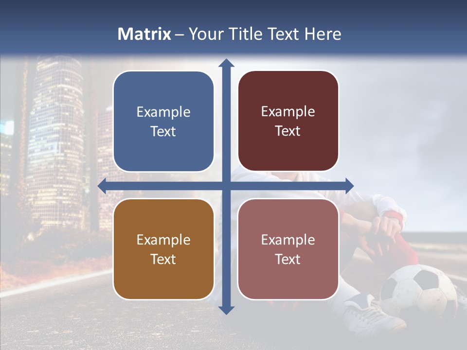 Way Soccer Progress PowerPoint Template