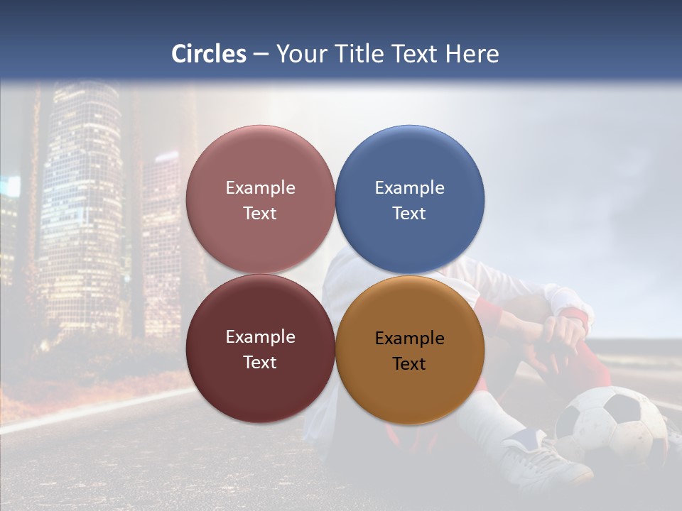 Way Soccer Progress PowerPoint Template