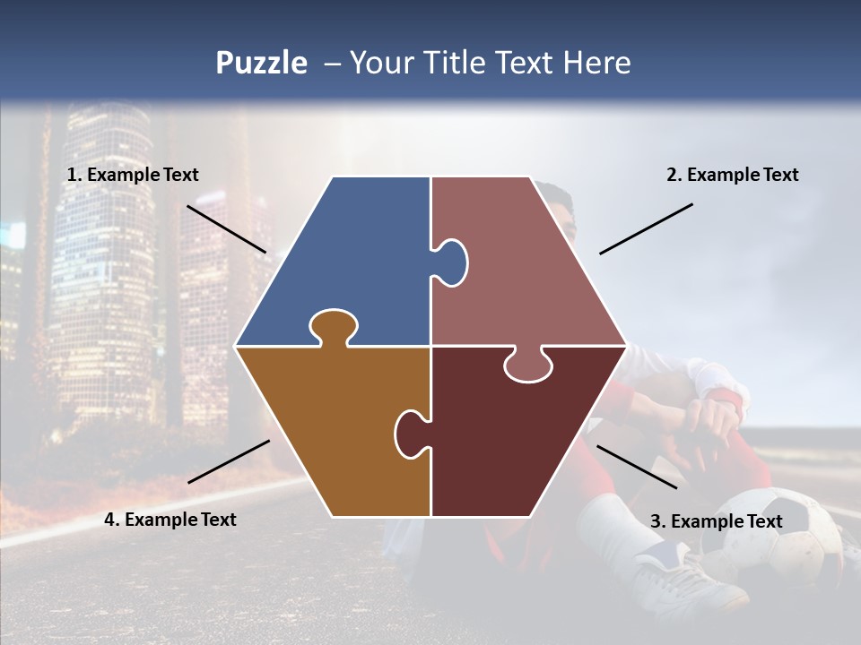 Way Soccer Progress PowerPoint Template