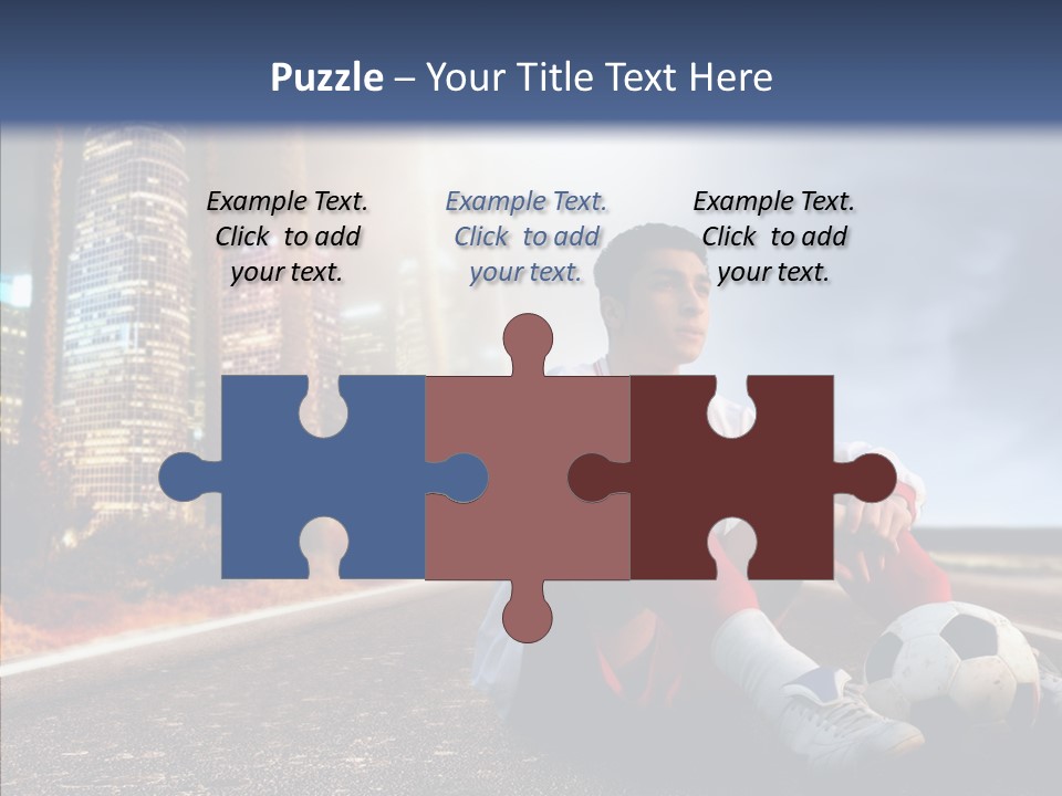 Way Soccer Progress PowerPoint Template