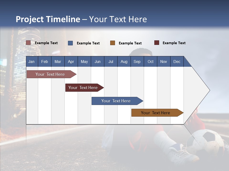Way Soccer Progress PowerPoint Template