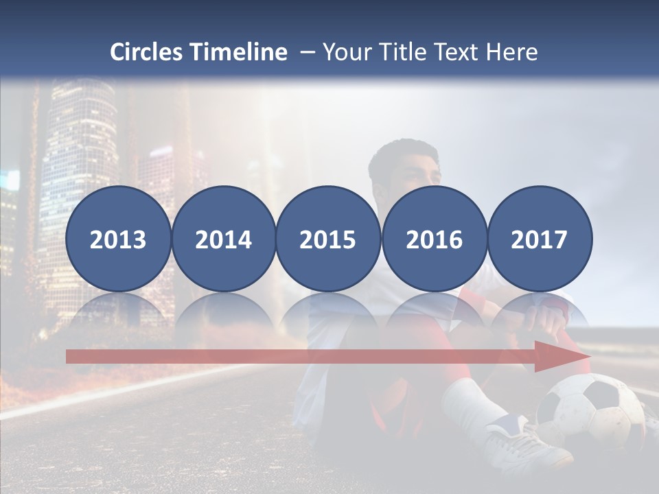 Way Soccer Progress PowerPoint Template