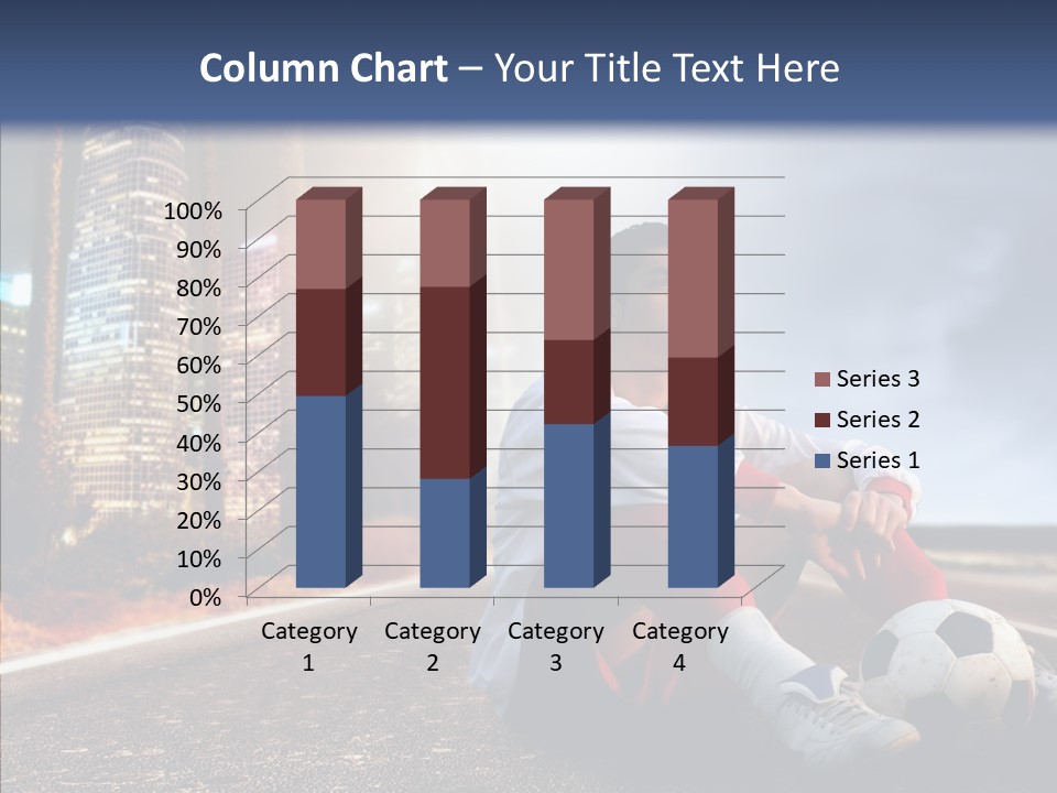 Way Soccer Progress PowerPoint Template