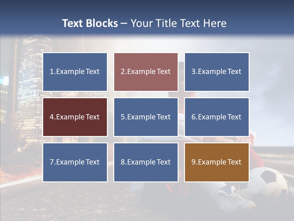 Way Soccer Progress PowerPoint Template