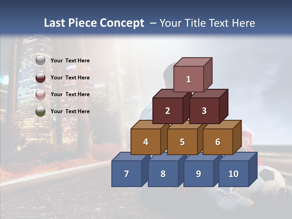 Way Soccer Progress PowerPoint Template