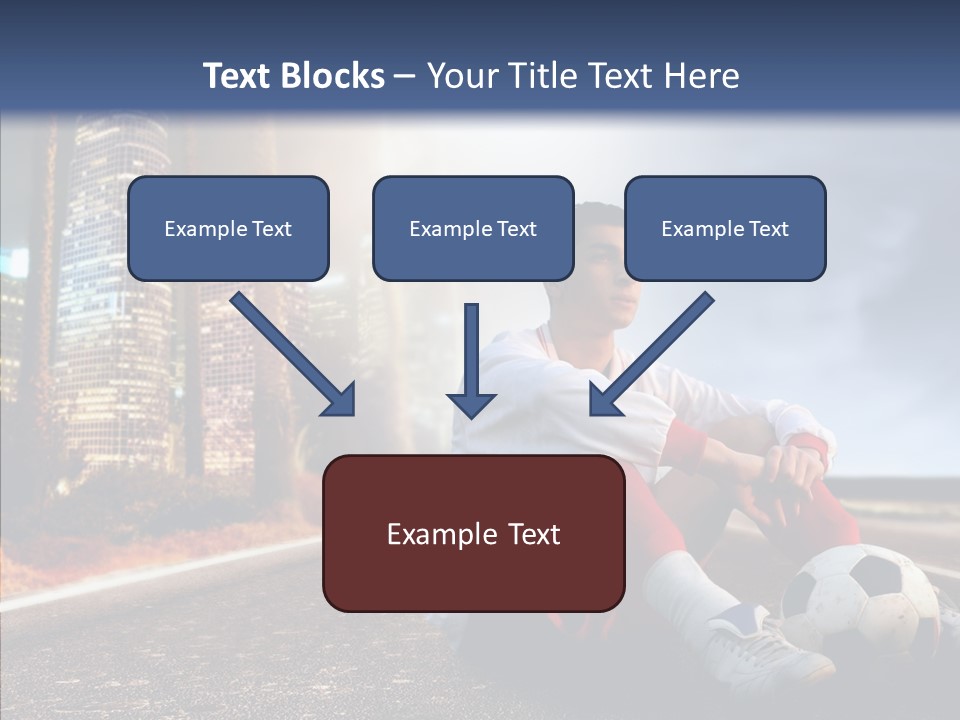 Way Soccer Progress PowerPoint Template