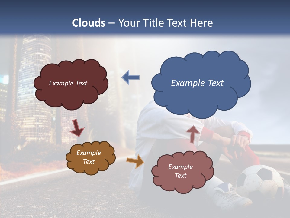 Way Soccer Progress PowerPoint Template