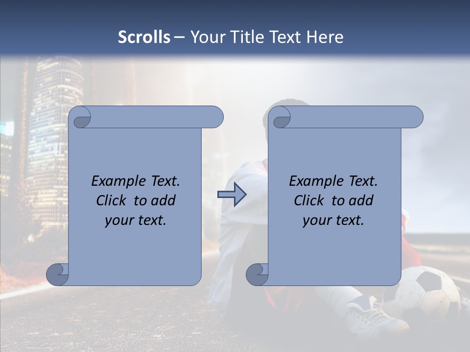 Way Soccer Progress PowerPoint Template