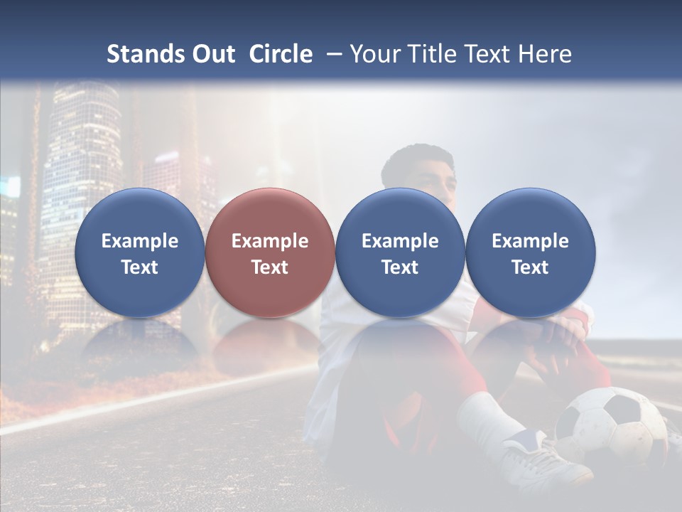 Way Soccer Progress PowerPoint Template