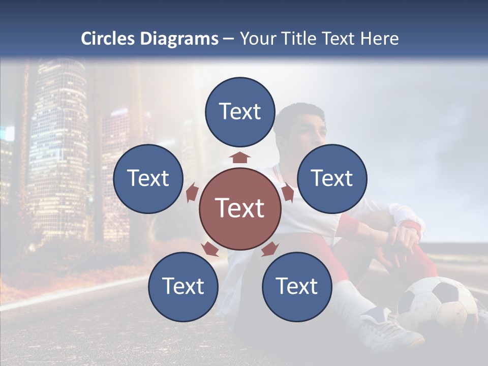 Way Soccer Progress PowerPoint Template