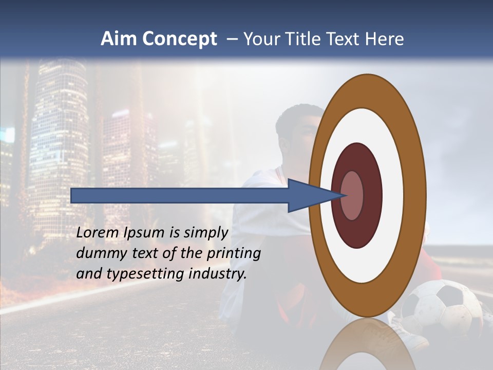 Way Soccer Progress PowerPoint Template