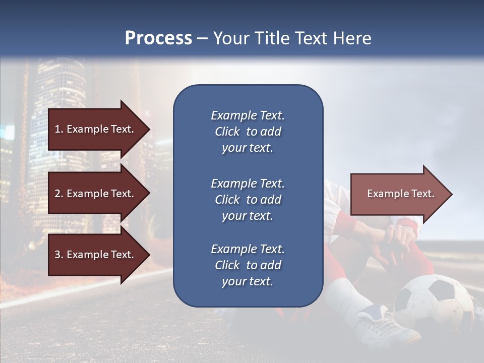Way Soccer Progress PowerPoint Template