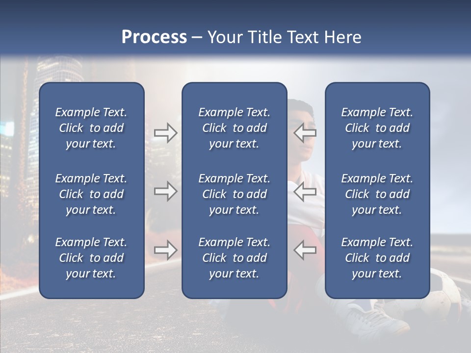 Way Soccer Progress PowerPoint Template