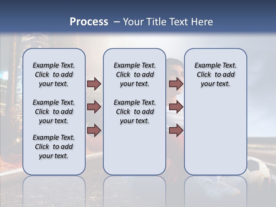 Way Soccer Progress PowerPoint Template