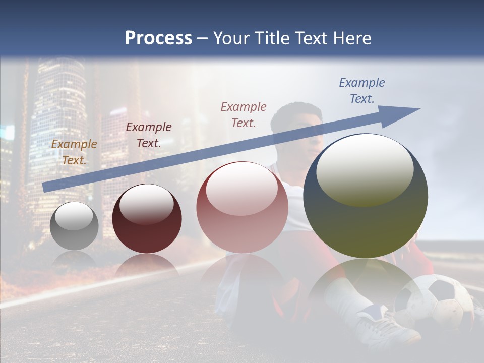 Way Soccer Progress PowerPoint Template