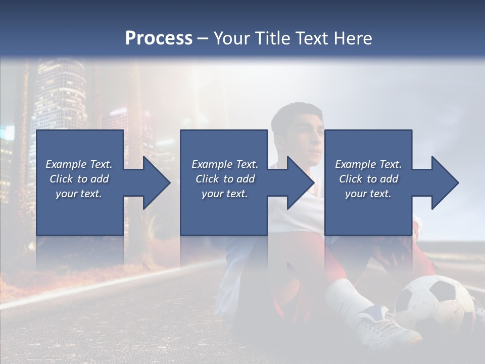 Way Soccer Progress PowerPoint Template