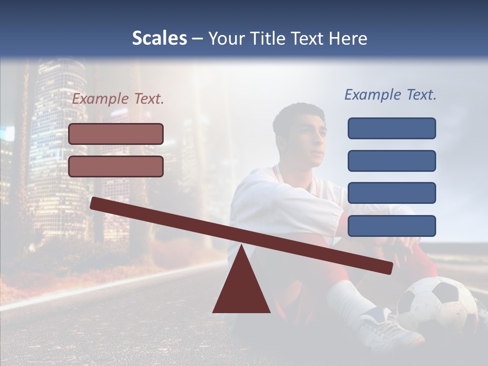 Way Soccer Progress PowerPoint Template
