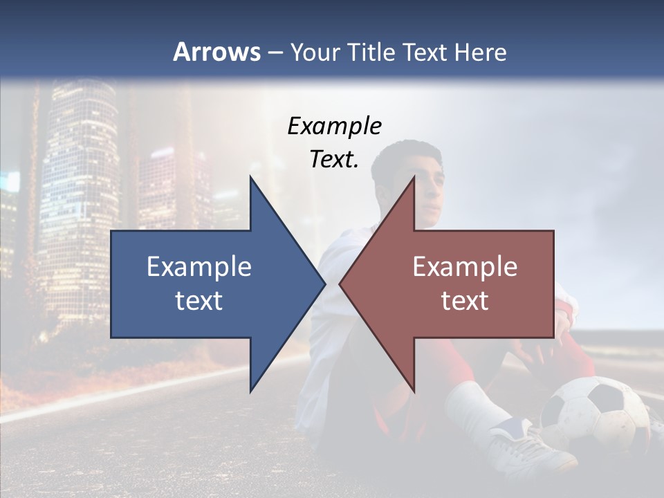 Way Soccer Progress PowerPoint Template