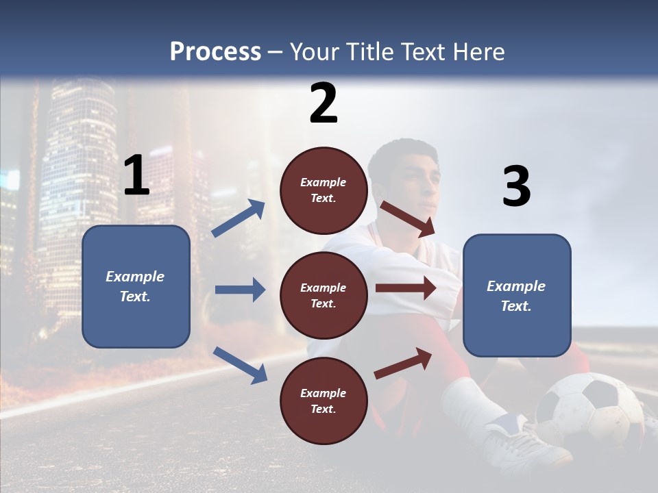 Way Soccer Progress PowerPoint Template