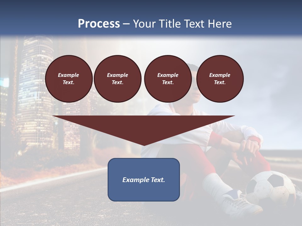Way Soccer Progress PowerPoint Template