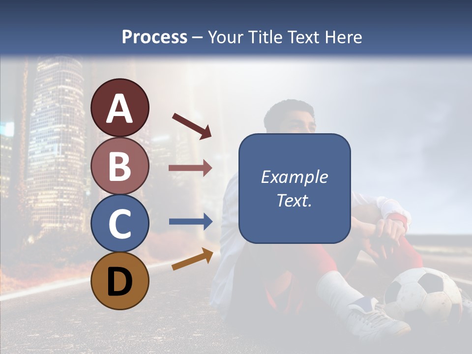 Way Soccer Progress PowerPoint Template